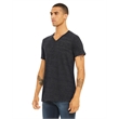 Unisex Textured Jersey V-Neck T-Shirt
