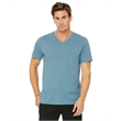 Unisex Textured Jersey V-Neck T-Shirt