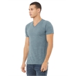 Unisex Textured Jersey V-Neck T-Shirt