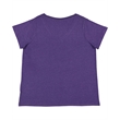 Ladies' Curvy V-Neck Fine Jersey T-Shirt