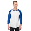Unisex Premium Blend Ring-Spun 3/4 Sleeve Raglan T-Shirt