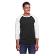 Unisex Premium Blend Ring-Spun 3/4 Sleeve Raglan T-Shirt