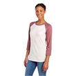 Unisex Premium Blend Ring-Spun 3/4 Sleeve Raglan T-Shirt