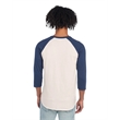 Unisex Premium Blend Ring-Spun 3/4 Sleeve Raglan T-Shirt