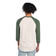 Unisex Premium Blend Ring-Spun 3/4 Sleeve Raglan T-Shirt