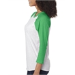 Unisex Triblend 3/4-Sleeve Raglan