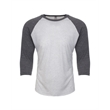 Unisex Triblend 3/4-Sleeve Raglan