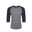 Unisex Triblend 3/4-Sleeve Raglan