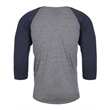 Unisex Triblend 3/4-Sleeve Raglan