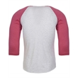 Unisex Triblend 3/4-Sleeve Raglan