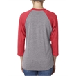 Unisex Triblend 3/4-Sleeve Raglan