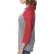 Unisex Triblend 3/4-Sleeve Raglan