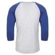 Unisex Triblend 3/4-Sleeve Raglan