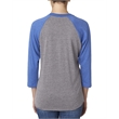 Unisex Triblend 3/4-Sleeve Raglan