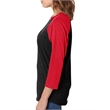 Unisex Triblend 3/4-Sleeve Raglan