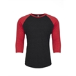 Unisex Triblend 3/4-Sleeve Raglan