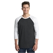 Unisex Triblend 3/4-Sleeve Raglan