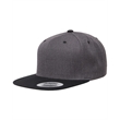 Adult 6-Panel Structured Flat Visor Classic Two-Tone Snap...