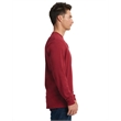 Unisex Sueded Long-Sleeve Crew