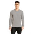 Unisex Sueded Long-Sleeve Crew