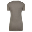 Ladies' CVC Deep V-Neck T-Shirt