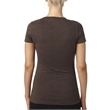 Ladies' CVC Deep V-Neck T-Shirt