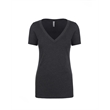 Ladies' CVC Deep V-Neck T-Shirt