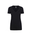 Ladies' CVC Deep V-Neck T-Shirt