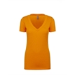 Ladies' CVC Deep V-Neck T-Shirt