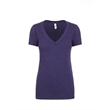 Ladies' CVC Deep V-Neck T-Shirt