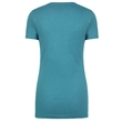 Ladies' CVC Deep V-Neck T-Shirt