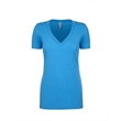 Ladies' CVC Deep V-Neck T-Shirt