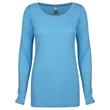 Ladies' Triblend Long-Sleeve Scoop