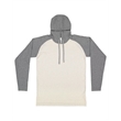 Men's Hooded Raglan Long Sleeve Fine Jersey T-Shirt