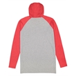 Men's Hooded Raglan Long Sleeve Fine Jersey T-Shirt