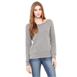 Ladies' Sponge Fleece Wide Neck Sweatshirt