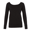 Ladies' Sponge Fleece Wide Neck Sweatshirt