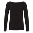 Ladies' Sponge Fleece Wide Neck Sweatshirt