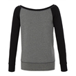 Ladies' Sponge Fleece Wide Neck Sweatshirt