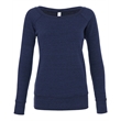 Ladies' Sponge Fleece Wide Neck Sweatshirt