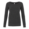 Ladies' Sponge Fleece Wide Neck Sweatshirt