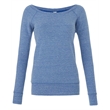 Ladies' Sponge Fleece Wide Neck Sweatshirt