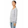 Ladies' Sponge Fleece Wide Neck Sweatshirt