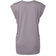 Ladies' Flowy Muscle T-Shirt with Rolled Cuff