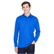 Adult Pinnacle Performance Long-Sleeve Pique Polo with Po...