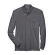 Adult Pinnacle Performance Long-Sleeve Pique Polo with Po...