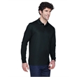 Men's Tall Pinnacle Performance Long-Sleeve Pique Polo