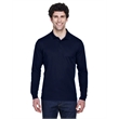 Men's Tall Pinnacle Performance Long-Sleeve Pique Polo