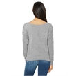 Ladies' Flowy Long-Sleeve Off Shoulder T-Shirt