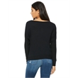 Ladies' Flowy Long-Sleeve Off Shoulder T-Shirt